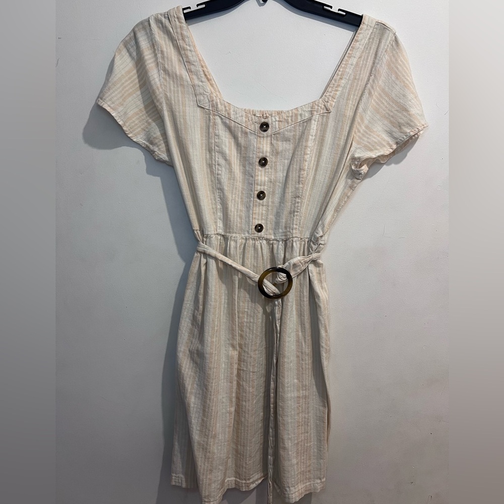 Women’s Short Sleeve Dress w/Belt - SO